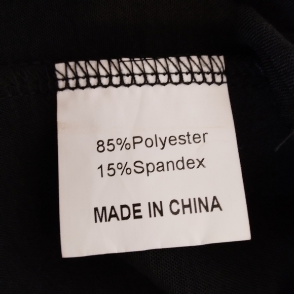 Size Small Black Button Up Blouse by Inssiko with Button Sleeves - Picture 8 of 8